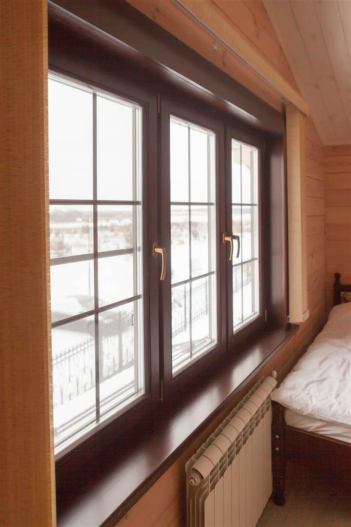 Купить деревянные или пластиковые окна со шпросами от производителя в  Москве и Московской области